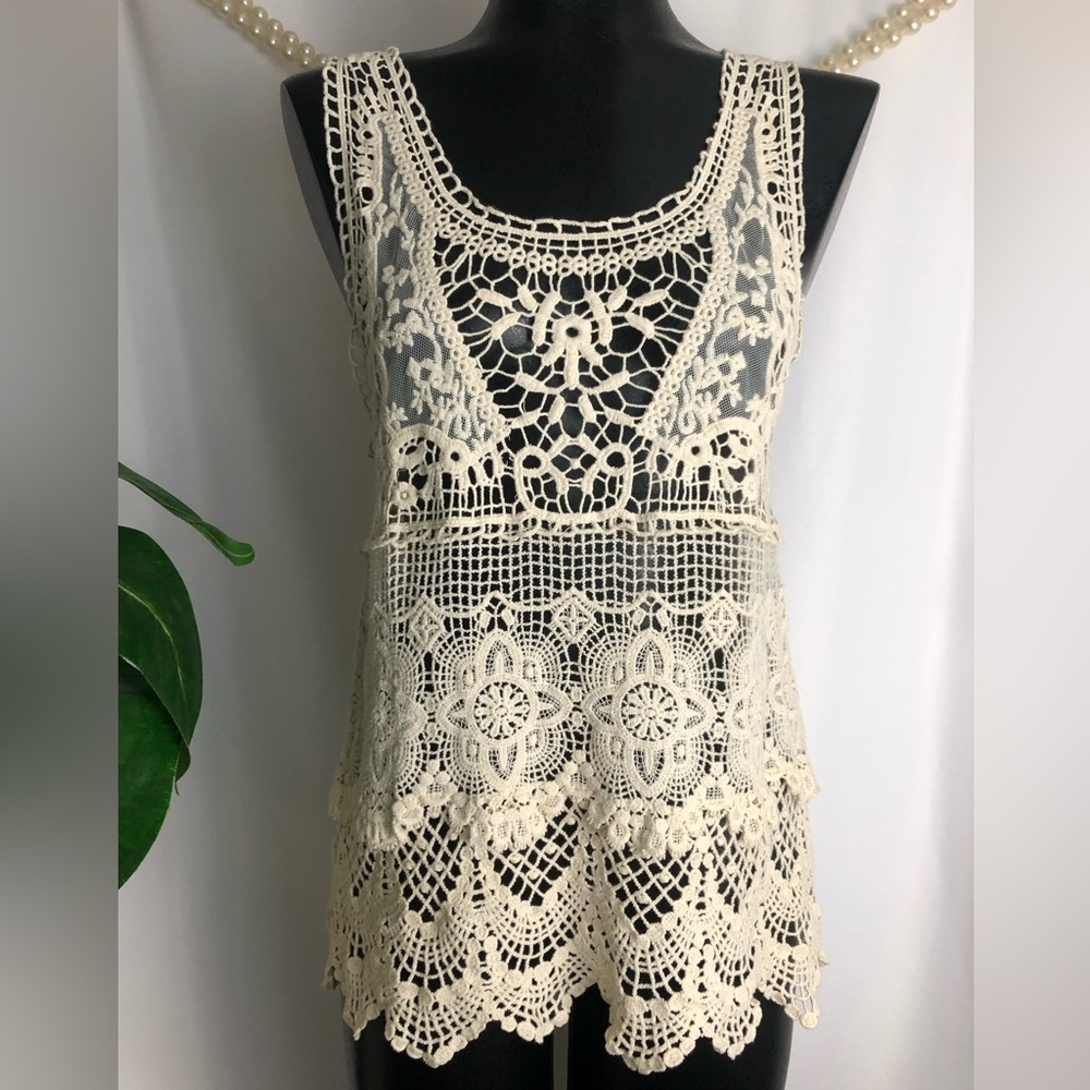 Love Tree | Crochet Knit Tank